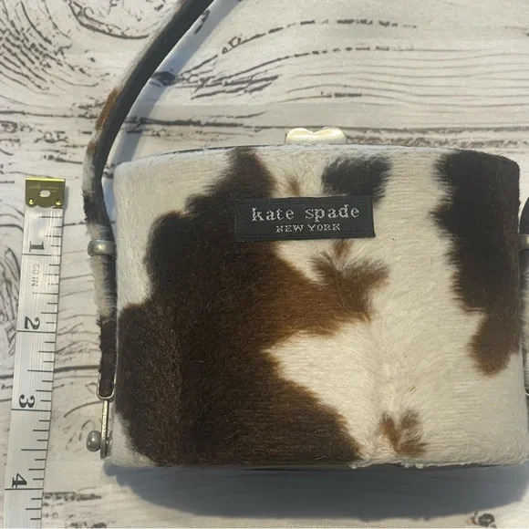Kate Spade purse *RARE* Vintage Faux Cow hide print. Preowned - Picture 15 of 16